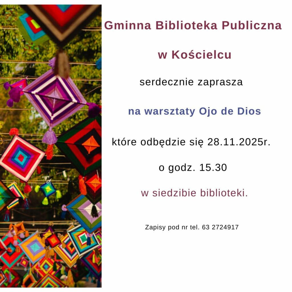 Zapraszamy na warsztaty „Ojo de Dios” !